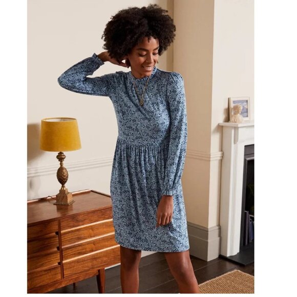 Boden High Neck Clara Dress- 8L - Picture 1 of 9
